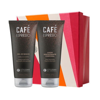 Presente Gel de Banho e Loção Corporal Café Espresso